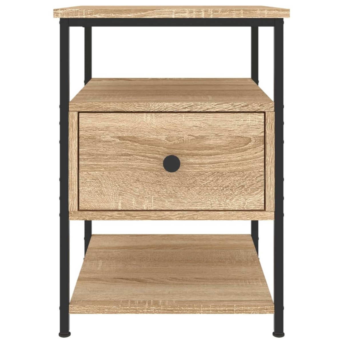 vidaXL Κομοδίνα 2 τεμ. Sonoma Δρυς 40 x 42 x 56 εκ. από Επεξεργ. Ξύλο