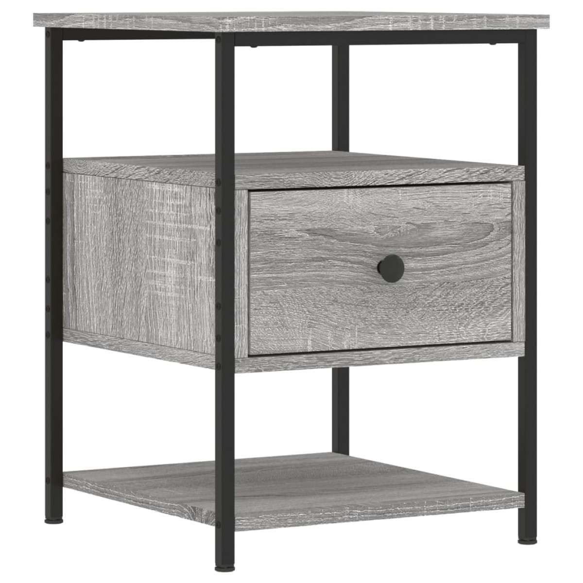 vidaXL Κομοδίνο Γκρι Sonoma 40 x 42 x 56 εκ. από Επεξεργασμένο Ξύλο