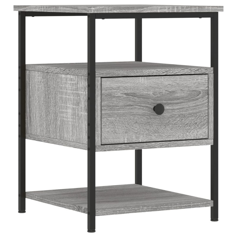 vidaXL Κομοδίνο Γκρι Sonoma 40 x 42 x 56 εκ. από Επεξεργασμένο Ξύλο