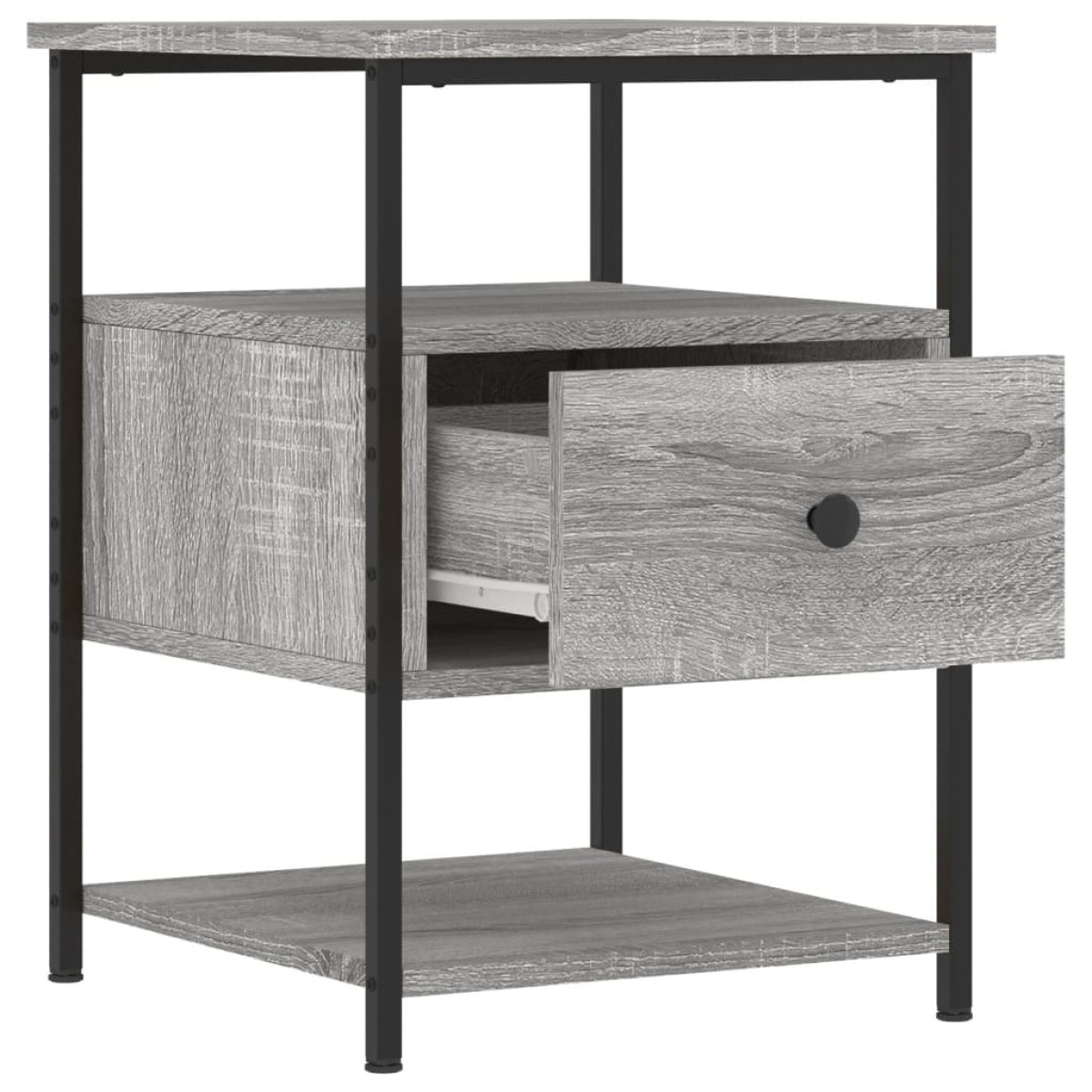 vidaXL Κομοδίνο Γκρι Sonoma 40 x 42 x 56 εκ. από Επεξεργασμένο Ξύλο