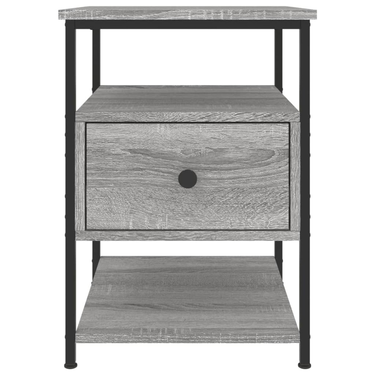 vidaXL Κομοδίνο Γκρι Sonoma 40 x 42 x 56 εκ. από Επεξεργασμένο Ξύλο