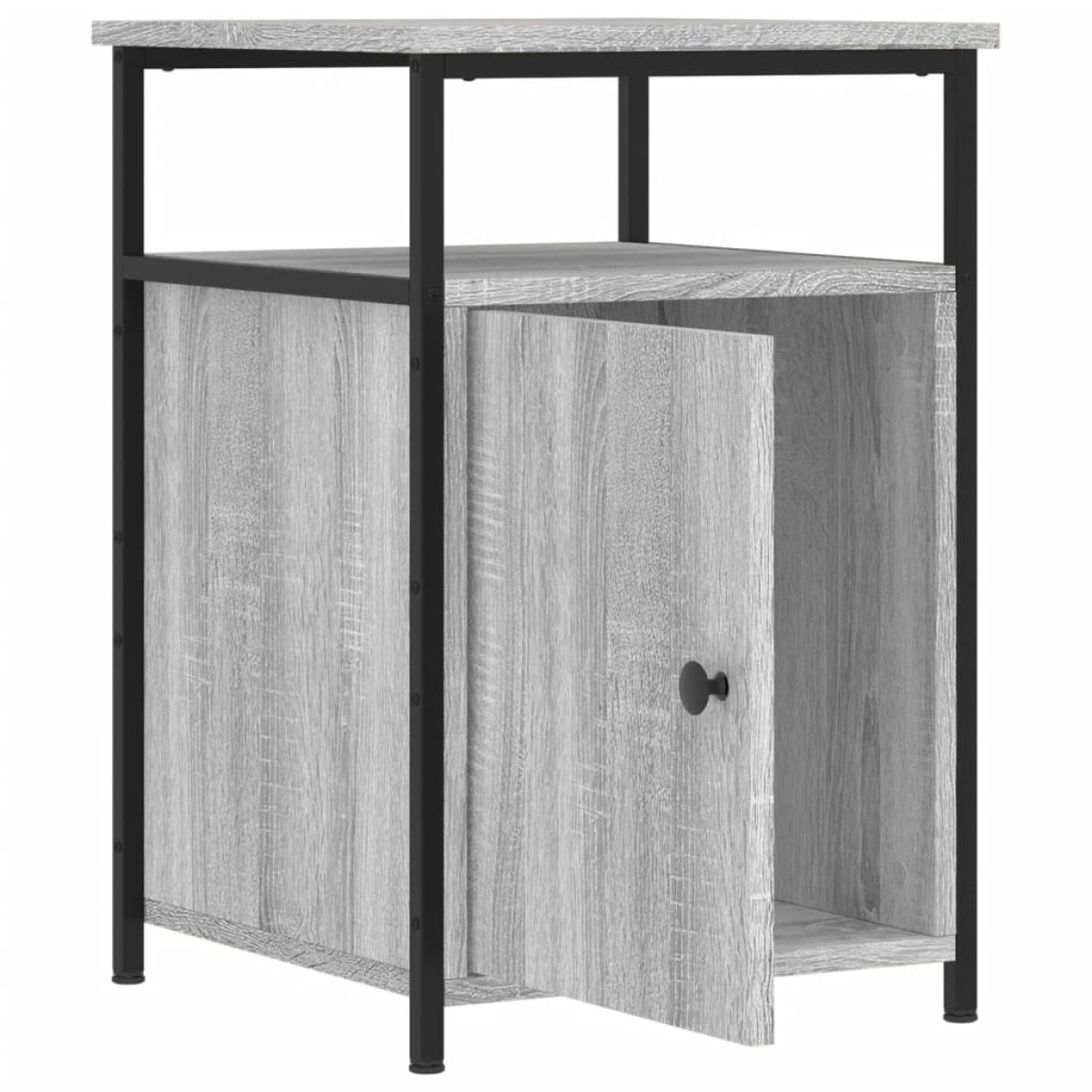 vidaXL Κομοδίνο Γκρι Sonoma 40 x 42 x 60 εκ. από Επεξεργασμένο Ξύλο