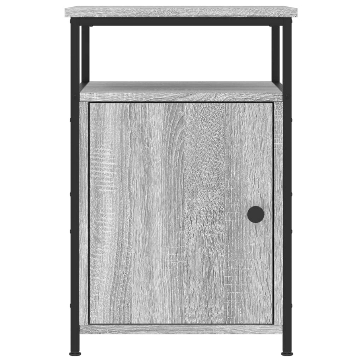 vidaXL Κομοδίνα 2 τεμ. Γκρι Sonoma 40x42x60εκ. από Επεξεργασμένο Ξύλο