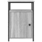 vidaXL Κομοδίνα 2 τεμ. Γκρι Sonoma 40x42x60εκ. από Επεξεργασμένο Ξύλο