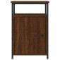 vidaXL Κομοδίνα 2 τεμ. Καφέ Δρυ 40x42x60 εκ. από Επεξεργ. Ξύλο