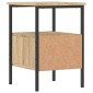 vidaXL Κομοδίνο Sonoma Δρυς 34 x 36 x 50 εκ. από Επεξεργασμένο Ξύλο