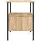 vidaXL Κομοδίνο Sonoma Δρυς 34 x 36 x 50 εκ. από Επεξεργασμένο Ξύλο