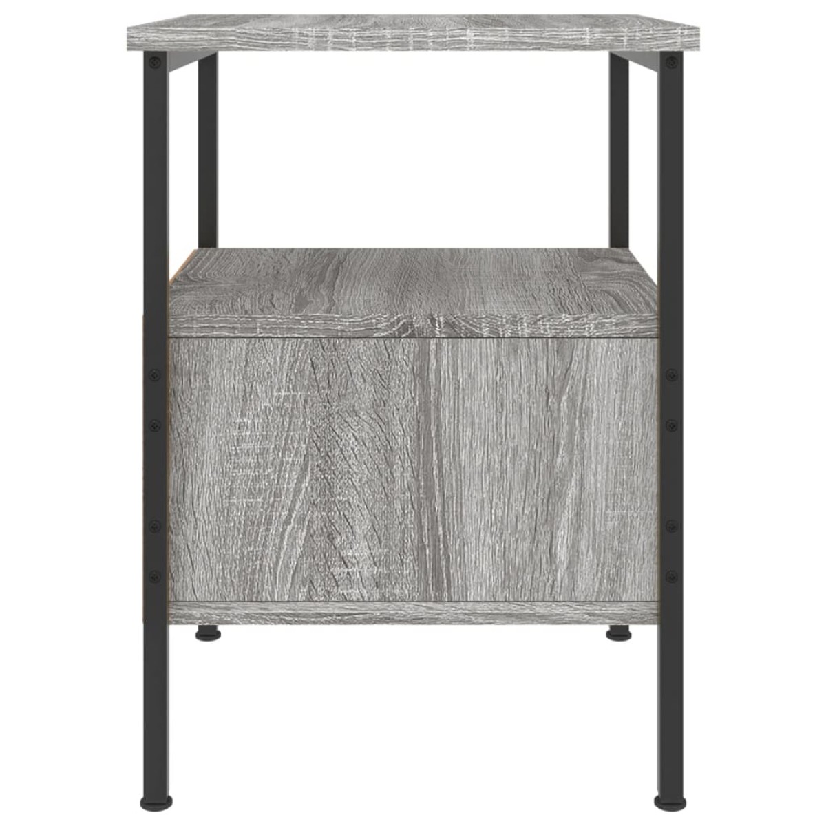 vidaXL Κομοδίνο Γκρι Sonoma 34 x 36 x 50 εκ. από Επεξεργασμένο Ξύλο