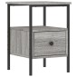 vidaXL Κομοδίνα 2 τεμ. Γκρι Sonoma 34 x 36 x 50 εκ. Επεξεργασμένο Ξύλο