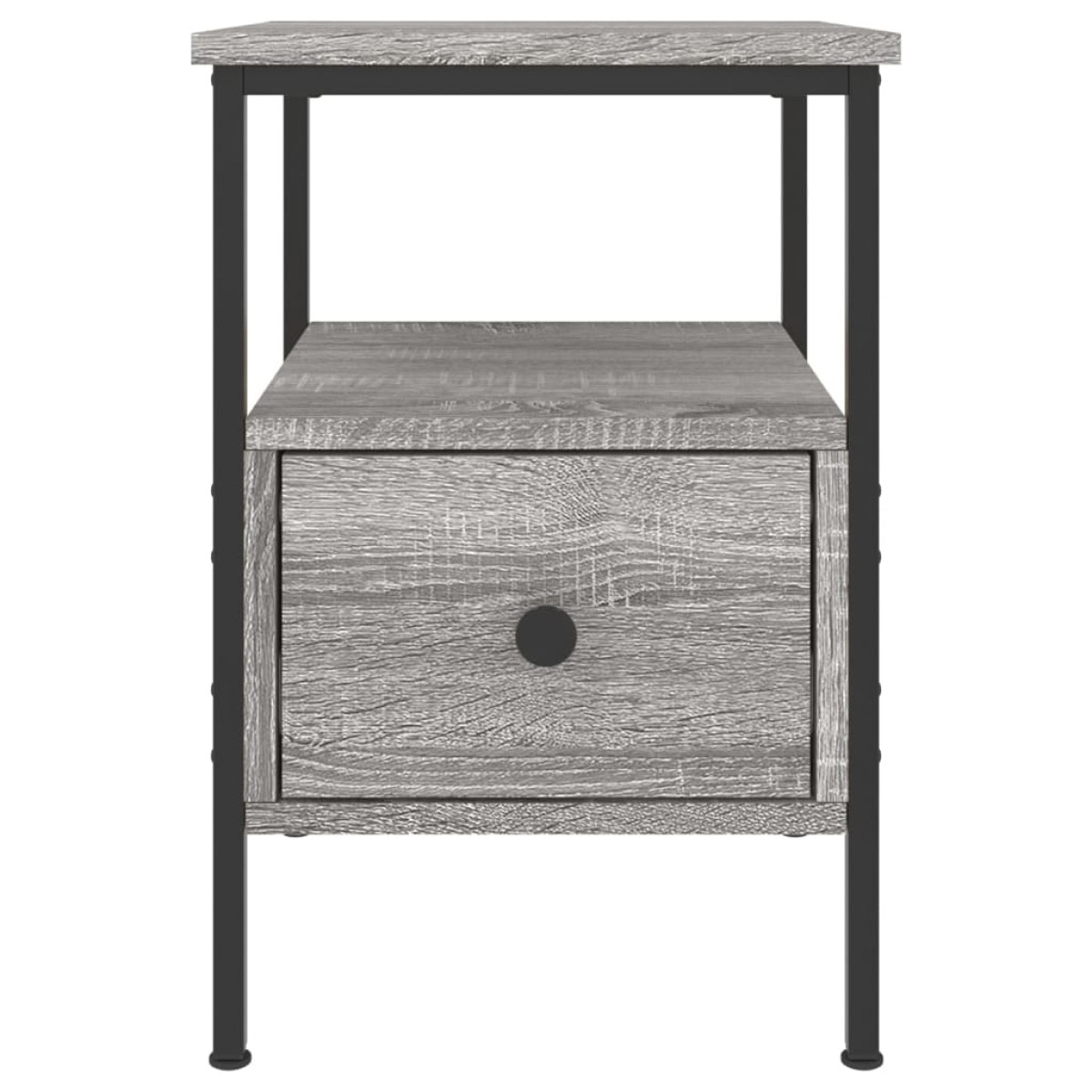 vidaXL Κομοδίνα 2 τεμ. Γκρι Sonoma 34 x 36 x 50 εκ. Επεξεργασμένο Ξύλο