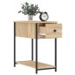 vidaXL Κομοδίνα 2 τεμ. Sonoma Δρυς 30 x 60 x 60 εκ. από Επεξεργ. Ξύλο