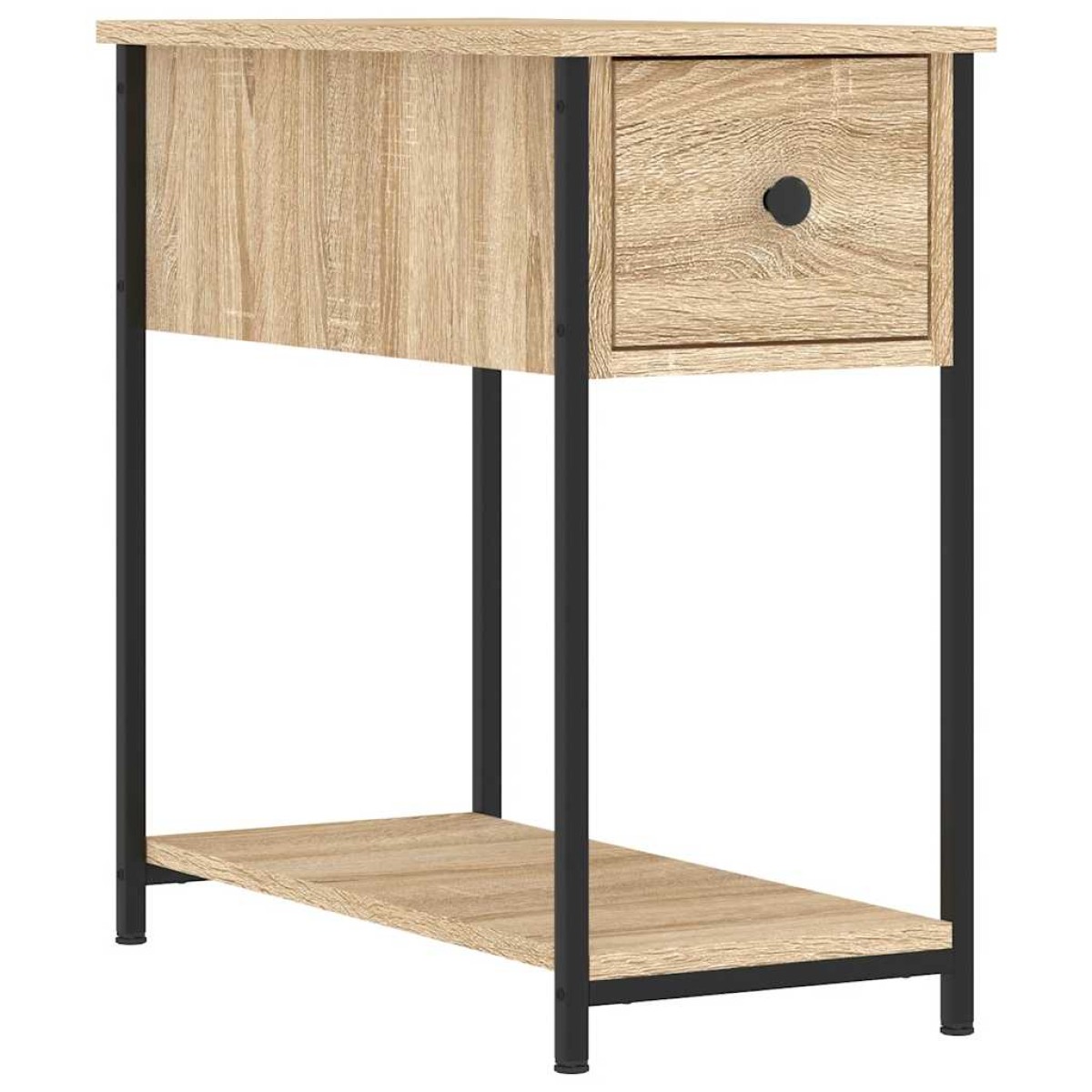 vidaXL Κομοδίνα 2 τεμ. Sonoma Δρυς 30 x 60 x 60 εκ. από Επεξεργ. Ξύλο
