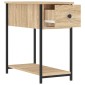 vidaXL Κομοδίνα 2 τεμ. Sonoma Δρυς 30 x 60 x 60 εκ. από Επεξεργ. Ξύλο