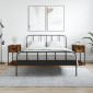 vidaXL Κομοδίνα 2 τεμ. Καπνιστή Δρυς 30 x 60 x 60 εκ. Επεξεργ. Ξύλο