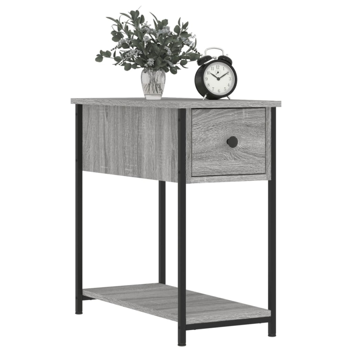 vidaXL Κομοδίνα 2 τεμ. Γκρι Sonoma 30 x 60 x 60 εκ. από Επεξεργ. Ξύλο