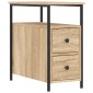 vidaXL Κομοδίνο Sonoma Δρυς 30 x 60 x 60 εκ. από Επεξεργασμένο Ξύλο