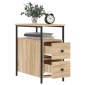vidaXL Κομοδίνα 2 τεμ. Sonoma Δρυς 30 x 60 x 60 εκ. από Επεξεργ. Ξύλο