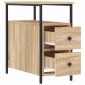 vidaXL Κομοδίνα 2 τεμ. Sonoma Δρυς 30 x 60 x 60 εκ. από Επεξεργ. Ξύλο