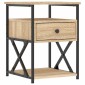 vidaXL Κομοδίνο Sonoma Δρυς 40 x 42 x 55 εκ. από Επεξεργασμένο Ξύλο