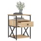 vidaXL Κομοδίνο Sonoma Δρυς 40 x 42 x 55 εκ. από Επεξεργασμένο Ξύλο