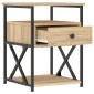 vidaXL Κομοδίνο Sonoma Δρυς 40 x 42 x 55 εκ. από Επεξεργασμένο Ξύλο
