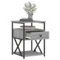 vidaXL Κομοδίνα 2 τεμ. Γκρι Sonoma 40x42x55 εκ. από Επεξεργασμένο Ξύλο