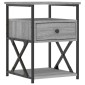 vidaXL Κομοδίνα 2 τεμ. Γκρι Sonoma 40x42x55 εκ. από Επεξεργασμένο Ξύλο