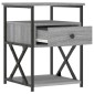 vidaXL Κομοδίνα 2 τεμ. Γκρι Sonoma 40x42x55 εκ. από Επεξεργασμένο Ξύλο