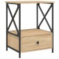 vidaXL Κομοδίνα 2 τεμ. Sonoma Δρυς 50x41x65 εκ. από Επεξεργασμένο Ξύλο