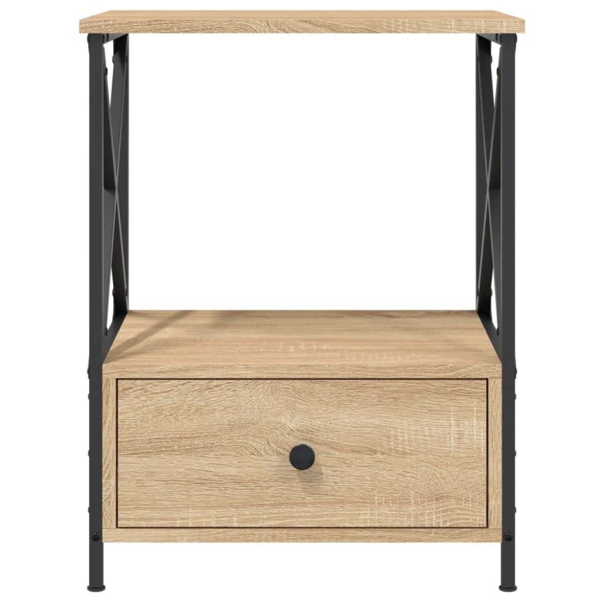 vidaXL Κομοδίνα 2 τεμ. Sonoma Δρυς 50x41x65 εκ. από Επεξεργασμένο Ξύλο