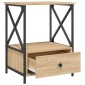 vidaXL Κομοδίνα 2 τεμ. Sonoma Δρυς 50x41x65 εκ. από Επεξεργασμένο Ξύλο