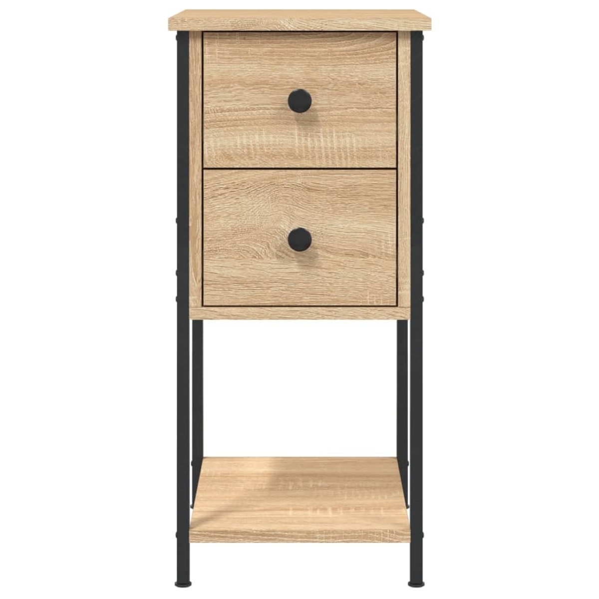 vidaXL Κομοδίνο Sonoma Δρυς 32 x 42 x 70 εκ. από Επεξεργασμένο Ξύλο