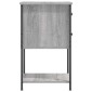 vidaXL Κομοδίνο Γκρι Sonoma 32 x 42 x 70 εκ. από Επεξεργασμένο Ξύλο