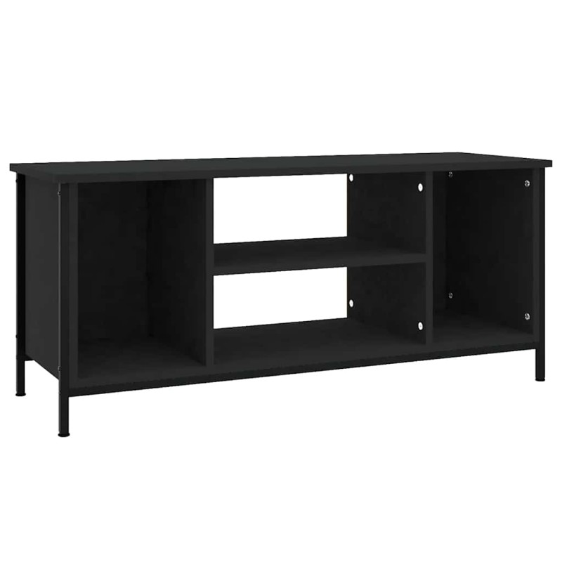 vidaXL Έπιπλο Τηλεόρασης Μαύρο 102x35x45 εκ. Επεξεργασμένο Ξύλο