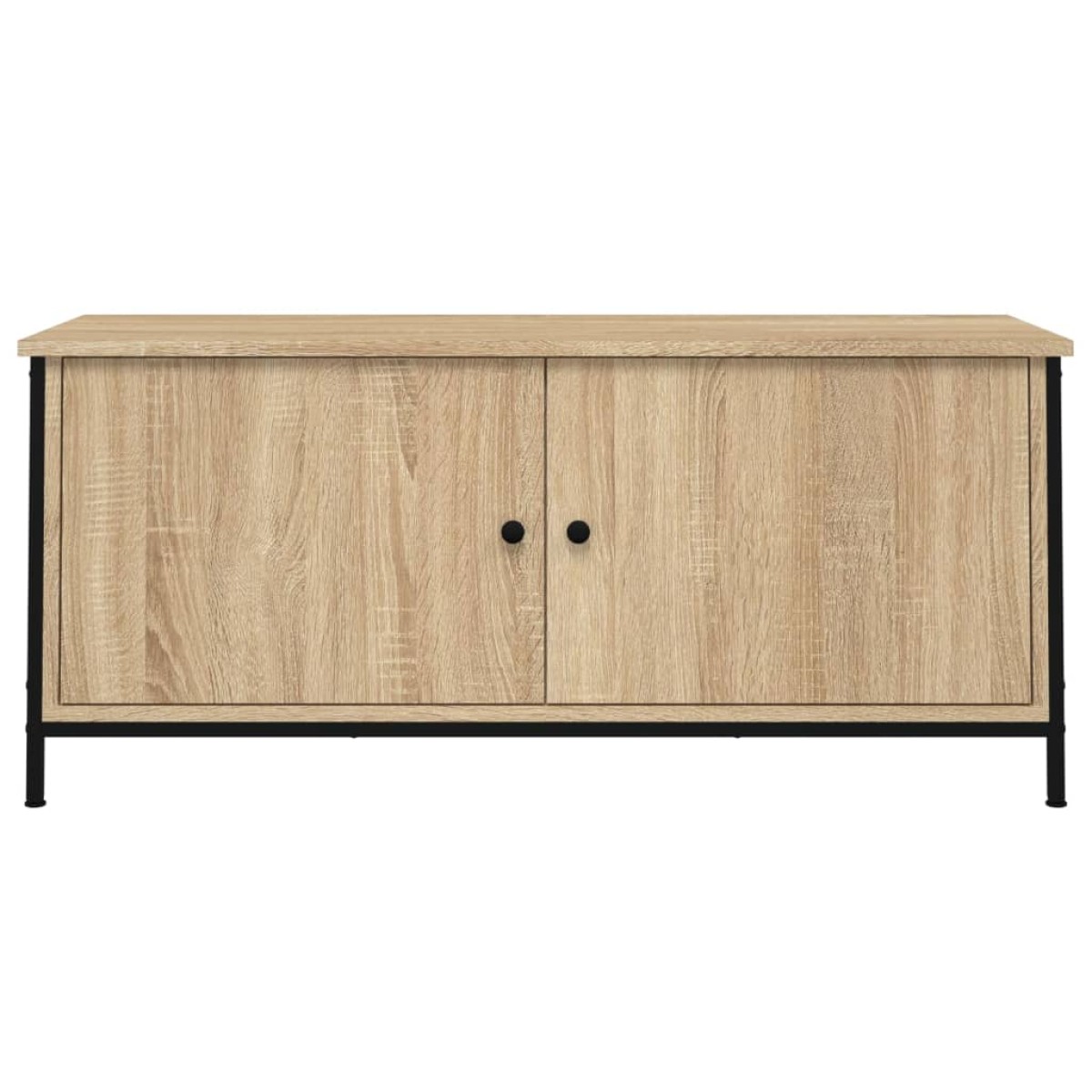 vidaXL Έπιπλο Τηλεόρασης με Πόρτες Sonoma Δρυς 102x35x45 εκ. Επεξ.Ξύλο
