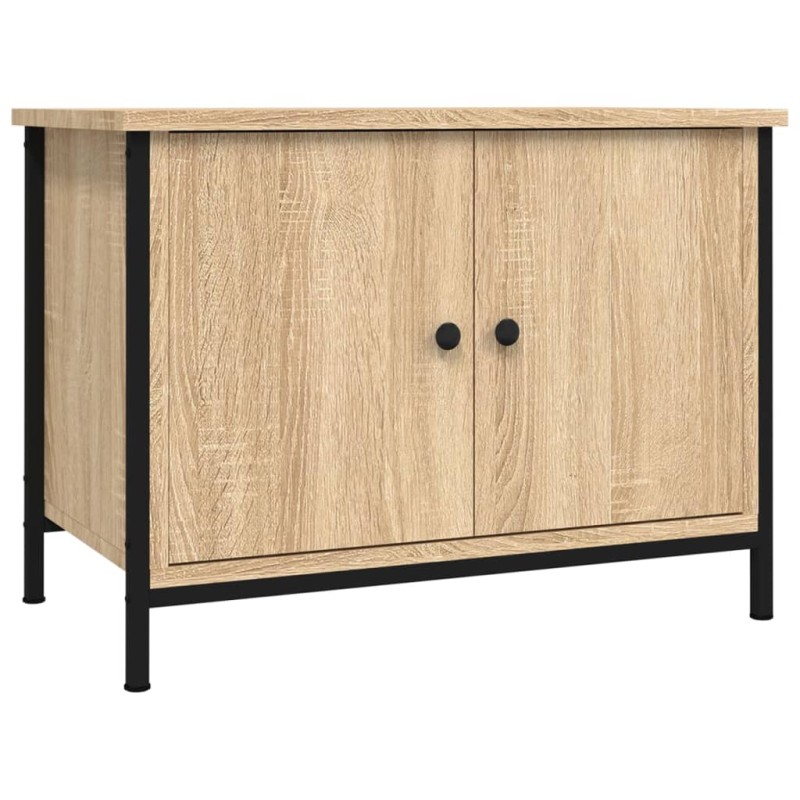 vidaXL Έπιπλο Τηλεόρασης με Πόρτες από Sonoma Δρυς 60x35x45 εκ. από Τεχνητό Ξύλο