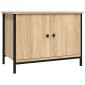 vidaXL Έπιπλο Τηλεόρασης με Πόρτες Sonoma Δρυς 60x35x45 εκ. Επεξ.Ξύλο