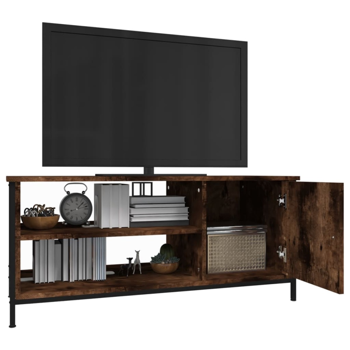 vidaXL Έπιπλο Τηλεόρασης Καπνιστή Δρυς 100x40x45 εκ. Επεξ. Ξύλο