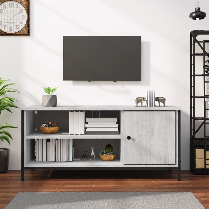 vidaXL Έπιπλο Τηλεόρασης Γκρι Sonoma 100x40x45 εκ. από Επεξεργ. Ξύλο