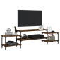 vidaXL Έπιπλο Τηλεόρασης Καπνιστή Δρυς 197x35x52 εκ. Επεξ. Ξύλο
