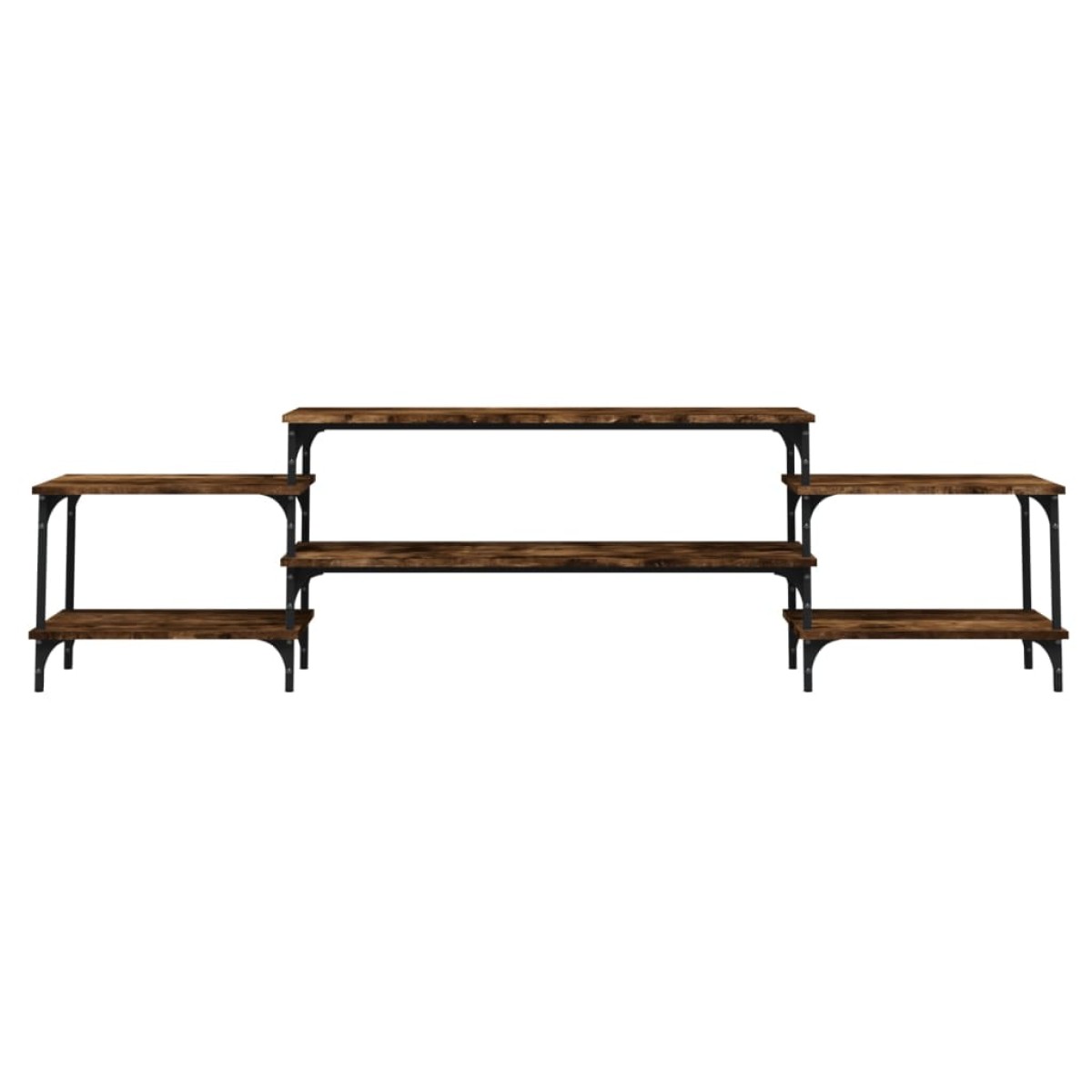 vidaXL Έπιπλο Τηλεόρασης Καπνιστή Δρυς 197x35x52 εκ. Επεξ. Ξύλο