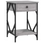 vidaXL Κομοδίνο Γκρι Sonoma 40 x 42 x 60 εκ. από Επεξεργασμένο Ξύλο