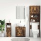 vidaXL Ντουλάπι Μπάνιου Καπνιστή Δρυς 60x33x61 εκ. Επεξεργασμένο Ξύλο