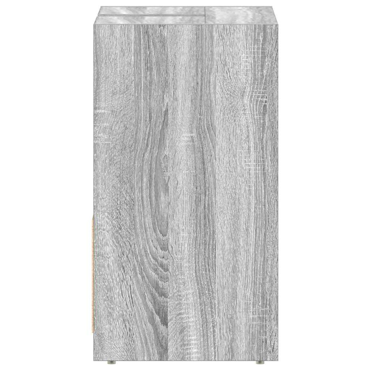 vidaXL Ντουλάπι Μπάνιου Γκρι Sonoma 60x33x61 εκ. Επεξεργασμένο Ξύλο