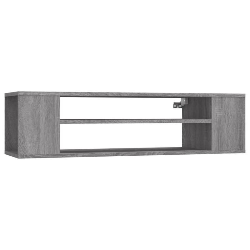 vidaXL Έπιπλο Τηλεόρασης Κρεμαστό Γκρι Sonoma 100x30x26,5εκ Επεξ. Ξύλο