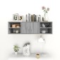 vidaXL Ραφιέρα Τοίχου Γκρι Sonoma 102x30x29 εκ. Επεξεργασμένο Ξύλο