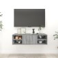 vidaXL Ραφιέρα Τοίχου Γκρι Sonoma 102x30x29 εκ. Επεξεργασμένο Ξύλο