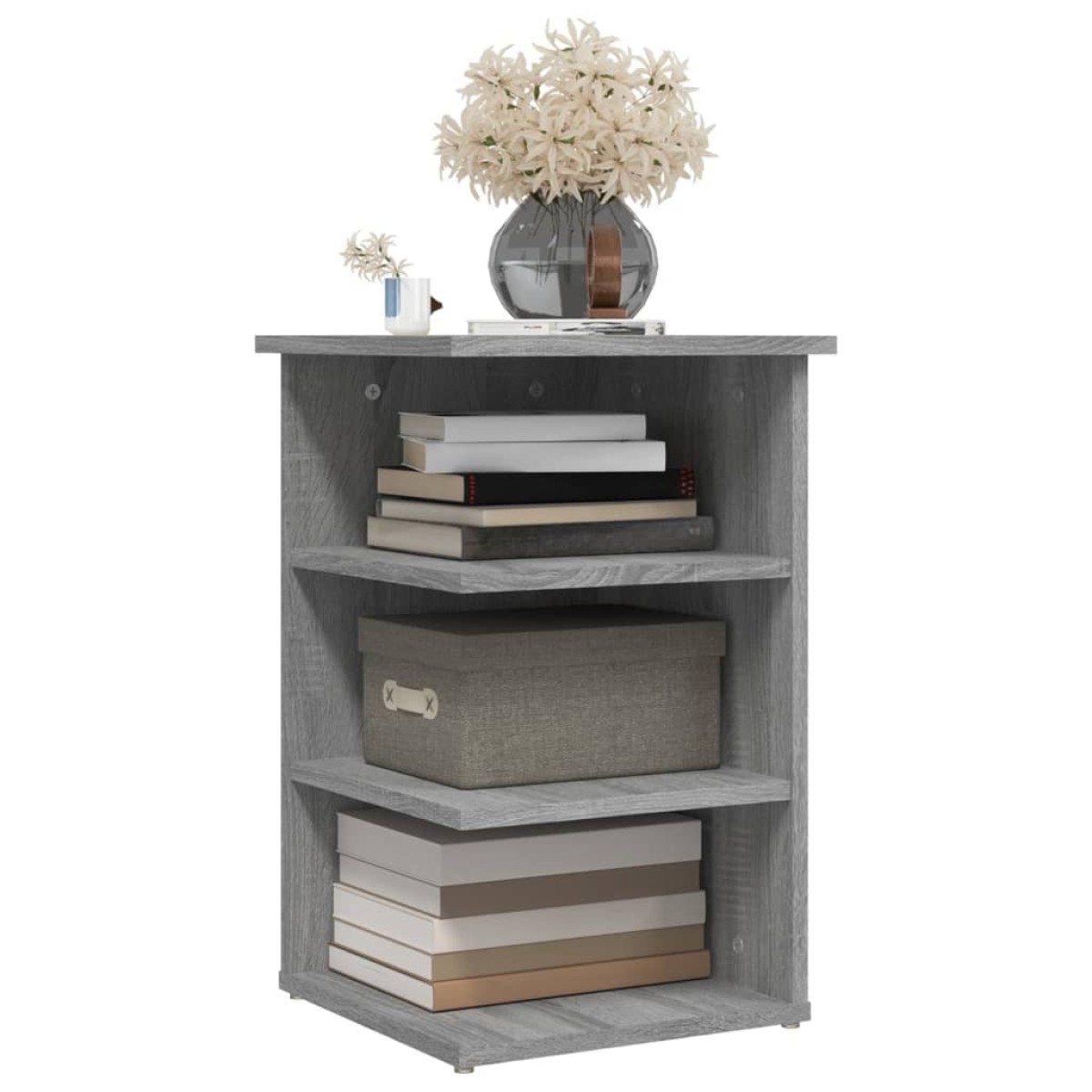 vidaXL Βοηθητικό Έπιπλο Γκρι Sonoma 35x35x55 εκ. Επεξεργασμένο Ξύλο