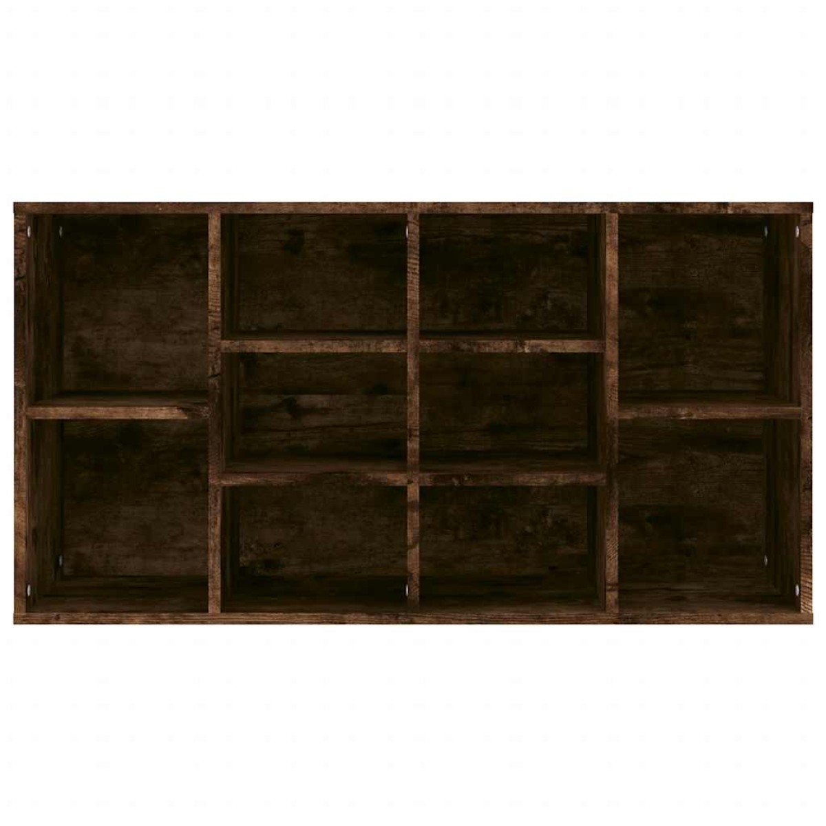 vidaXL Παπουτσοθήκη Καπνιστή Δρυς 103x30x54,5 εκ. Επεξεργασμένο Ξύλο