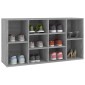 vidaXL Παπουτσοθήκη Γκρι Sonoma 103x30x54,5 εκ. από Επεξεργασμένο Ξύλο